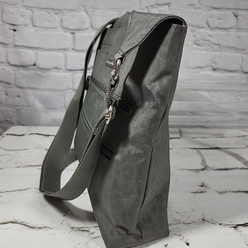 Baggalinni  Crossbody Bag Tote Bag Purse Womens Gray‎ Multi-Pocket